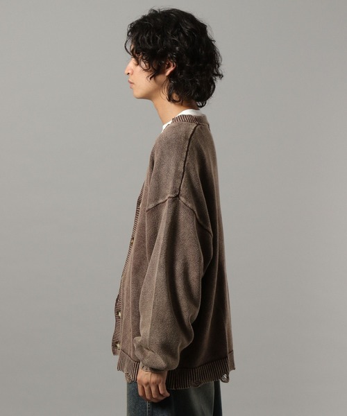 RAGEBLUE（レイジブルー） カーディガン ヴィンテージライク/ダメージ