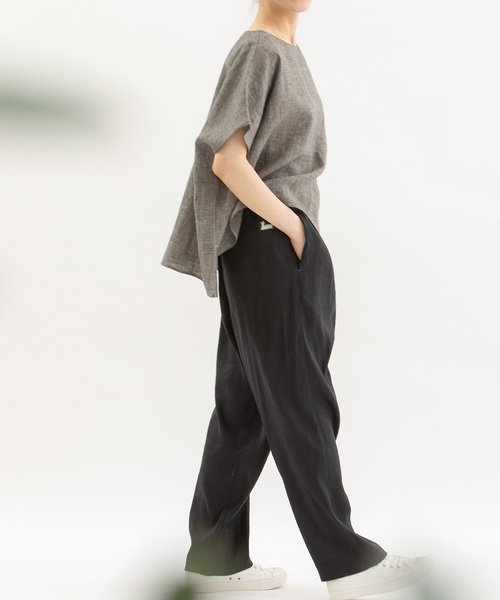 「nop de nod」 イージーパンツ M ブラック レディース_画像3