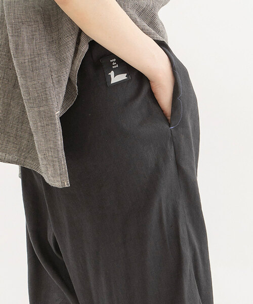 「nop de nod」 イージーパンツ M ブラック レディース_画像8