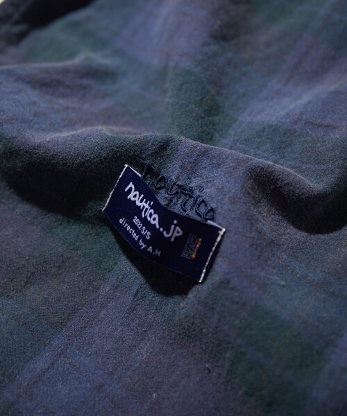 「NAUTICA」 半袖シャツ - ネイビー メンズ_画像2