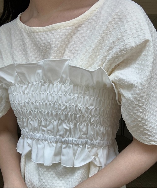 「lawgy」 キャミソール FREE アイボリー レディース_画像2