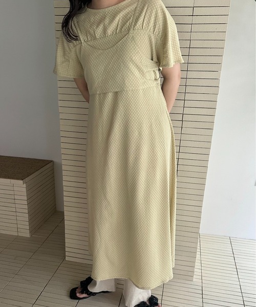 「lawgy」 キャミソール FREE アイボリー レディース_画像6