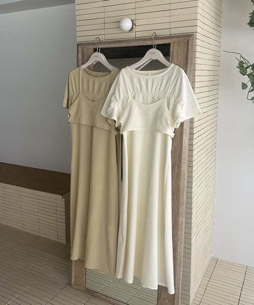 「lawgy」 キャミソール FREE アイボリー レディース_画像7