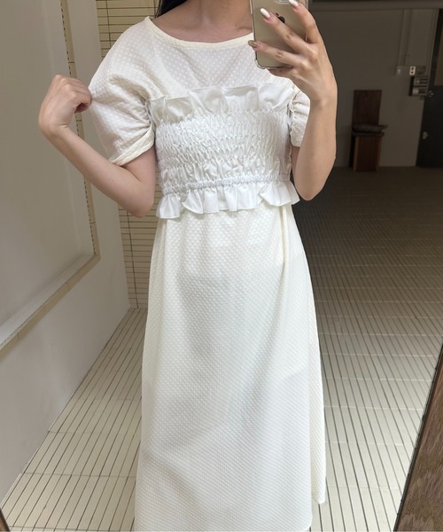 「lawgy」 キャミソール FREE アイボリー レディース_画像8