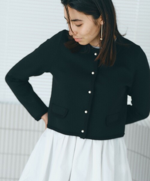 BIANCA（ビアンカ） ジャケット ノーカラージャケット 「BAILA12月号 