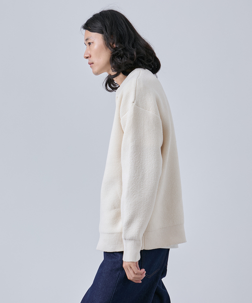 【最終値下げ】Theory ウール ヘンリーネックセーター グレー 　S 　美品 Theory グレー ウール セーター S モックネック - メルカリ