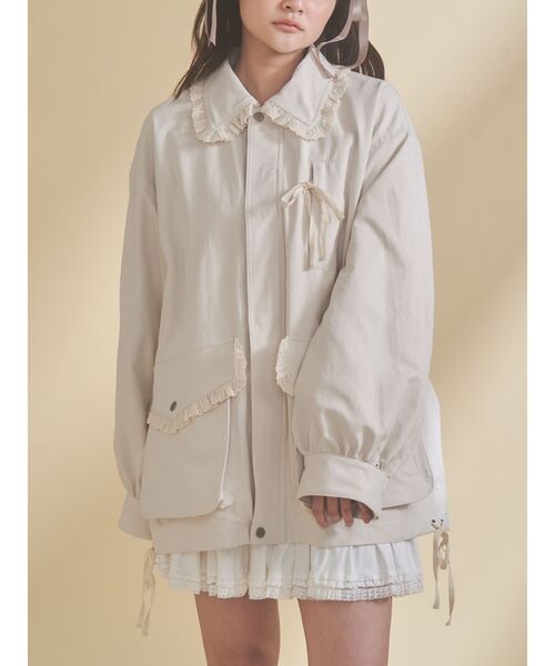 メリージェニー　ブルゾン merry jenny（メリージェニー） ブルゾン アウター デコラティブワーク