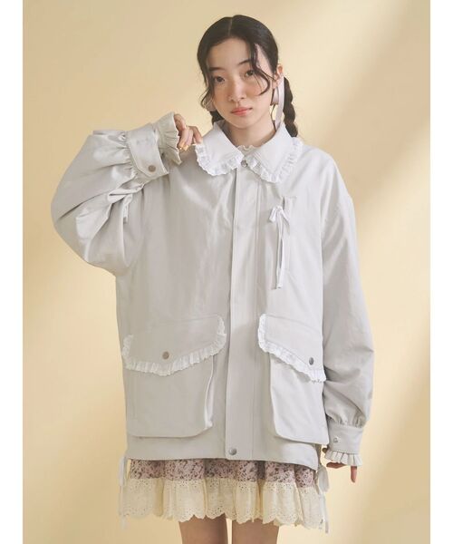 merry jenny（メリージェニー） ブルゾン アウター デコラティブワーク