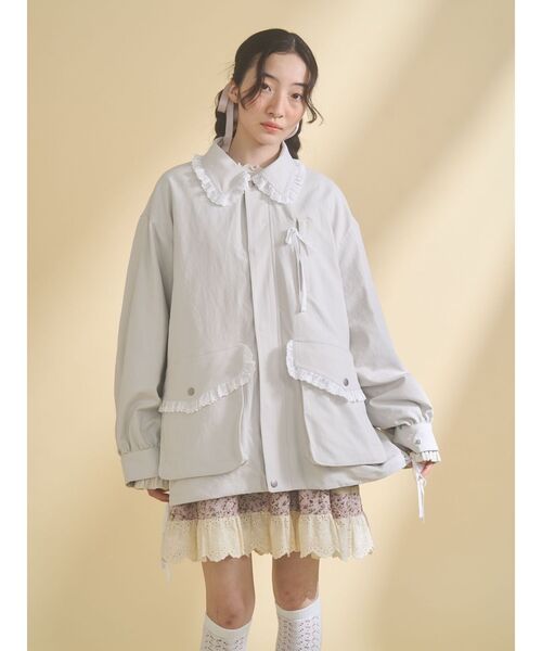 merry jenny（メリージェニー） ブルゾン アウター デコラティブワーク