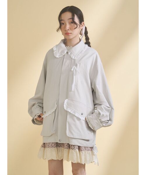 merry jenny（メリージェニー） ブルゾン アウター デコラティブワーク