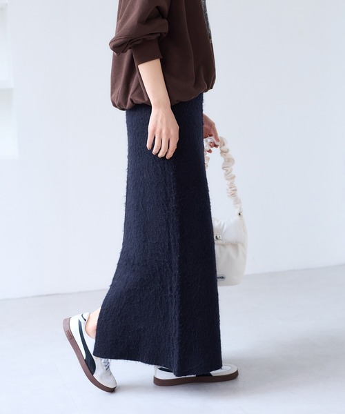 VIS（ビス） スカート チェックアソートシャギーニットスカート