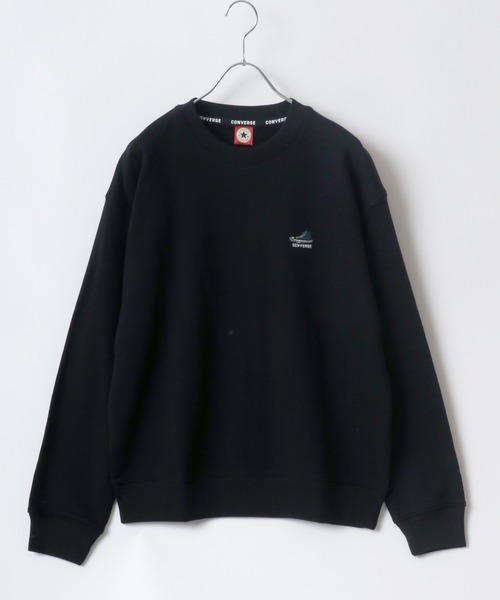 「CONVERSE」 スウェットカットソー M ブラック系その他 レディース_画像2