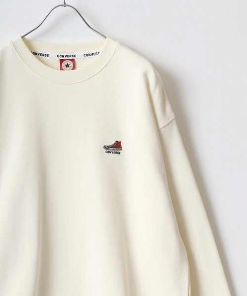 「CONVERSE」 スウェットカットソー M ブラック系その他 レディース_画像3