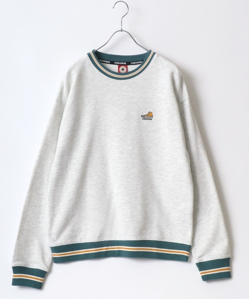 「CONVERSE」 スウェットカットソー M ブラック系その他 レディース_画像9