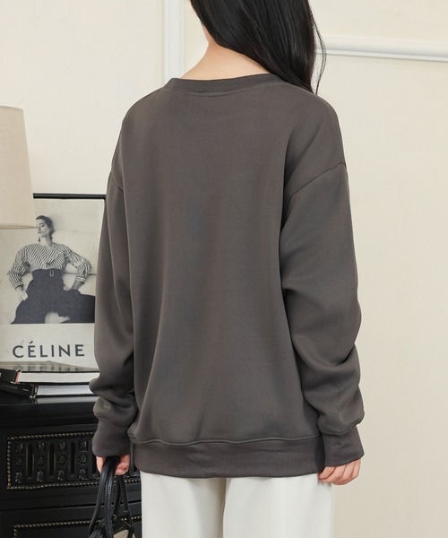T/C ウラケスウェットプルオーバー　ベージュ green label relaxing（グリーンレーベルリラクシング）の「ラメ