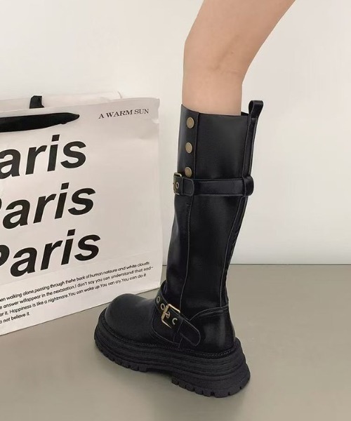 ブーツ 2WAYベルトロングブーツ レディース : ZOZOTOWN Yahoo!店