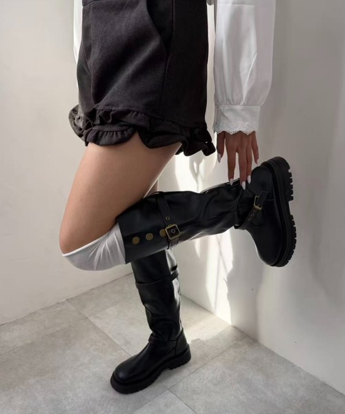 ブーツ 2WAYベルトロングブーツ レディース : ZOZOTOWN Yahoo!店