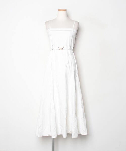 「REDYAZEL」 コンビワンピース FREE ホワイト レディース_画像3