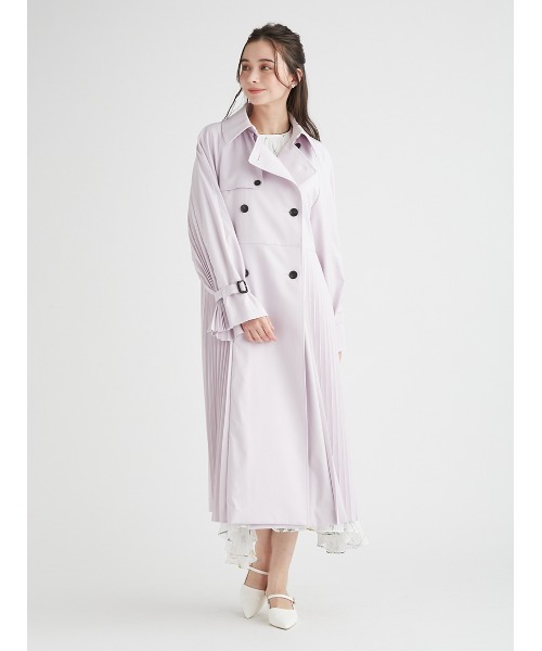 CELFORD ホワイト　コート CELFORD（セルフォード） ノーカラーコート 36 ホワイト レディース