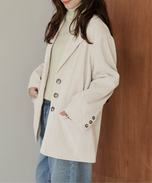 La-gemme（ラジェム） ジャケット テーラードジャケット ベロア