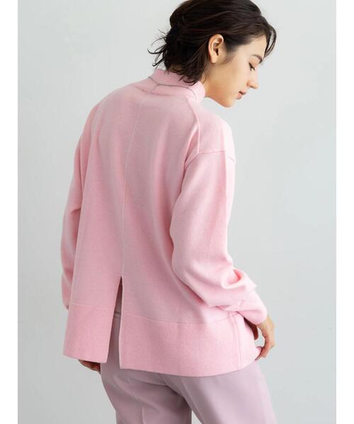 Te chichi（テチチ） ニット セーター バックスリットスタンドネック