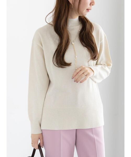 【SALE中✨】TICCA スタンドネックプルオーバー　ニット Te chichi（テチチ） ニット セーター バックスリットスタンドネック