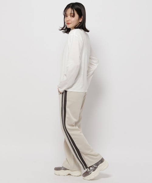 「niko and...」 長袖カットソー MEDIUM オフホワイト レディース_画像3