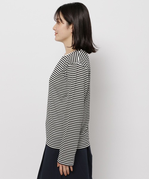 「niko and...」 長袖カットソー MEDIUM オフホワイト レディース_画像7