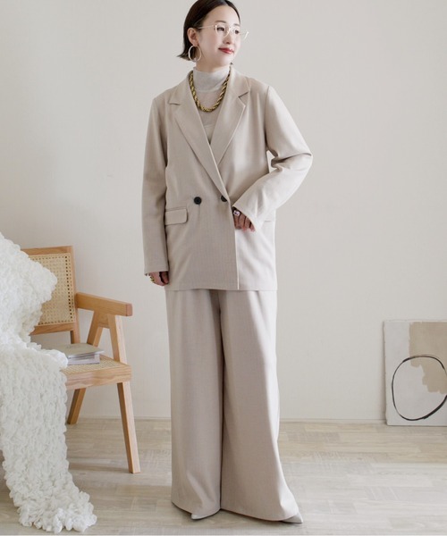 「ECRIRE」 テーラードジャケット M グレー レディース_画像5