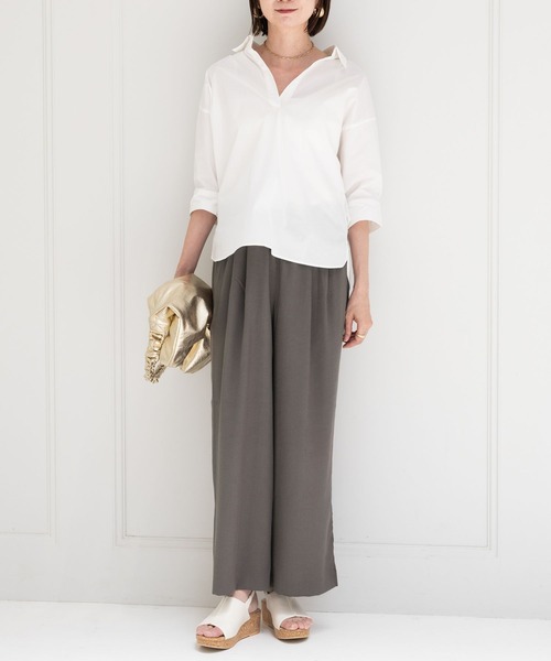 「Elura」 イージーパンツ MEDIUM ブラウン レディース_画像5