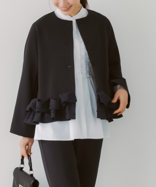 Sono（ソーノ） ジャケット ノーカラージャケット レディース