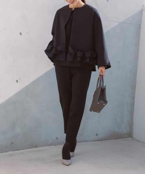 Sono（ソーノ） ジャケット ノーカラージャケット レディース