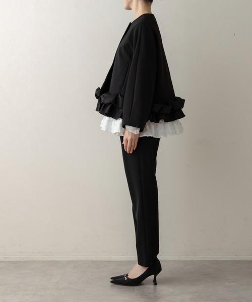 Sono（ソーノ） ジャケット ノーカラージャケット レディース