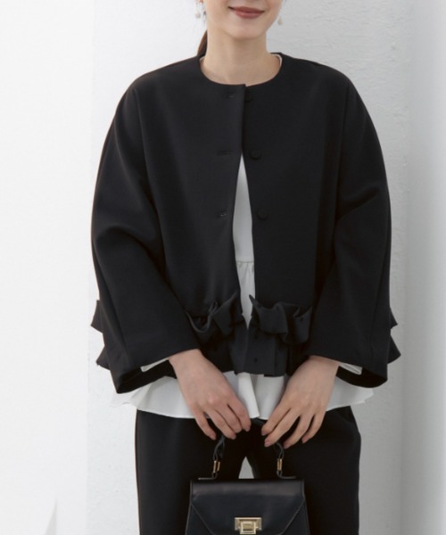Sono（ソーノ） ジャケット ノーカラージャケット レディース