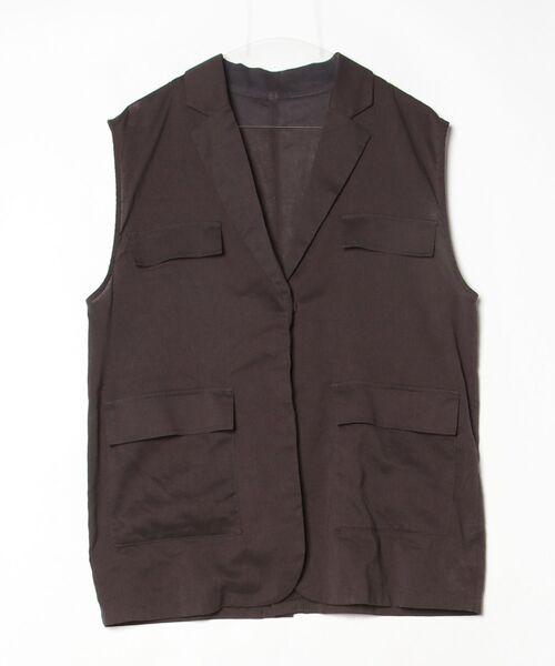 KBF（ケービーエフ） ベスト ONE SIZE ブラウン レディース : ZOZOTOWN