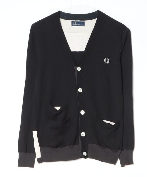 FRED PERRY（フレッドペリー） ニットカーディガン SMALL ブラック