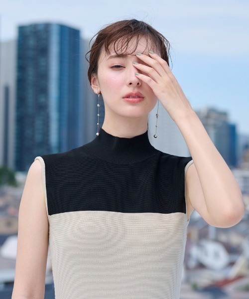 FRAY I.D（フレイ・アイディー） ニットワンピース ONE SIZE ブラック