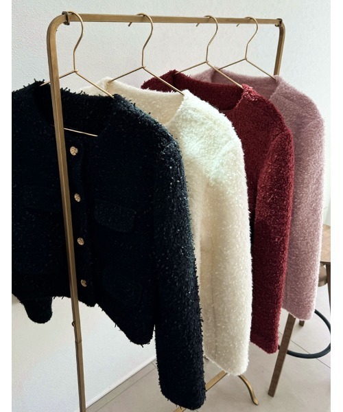 [Re:EDIT] no color жакет LARGE серый женский 