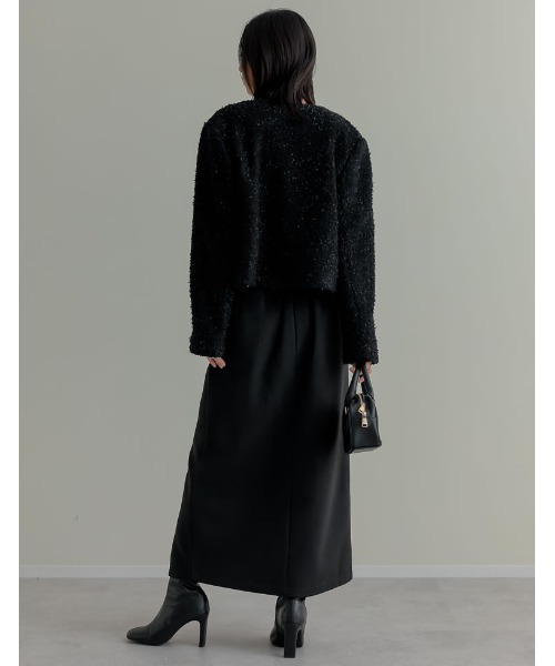 [Re:EDIT] no color жакет LARGE серый женский 