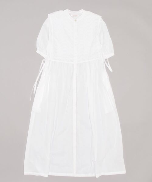 「PREFERIR」 半袖ワンピース MEDIUM ホワイト レディース_画像3