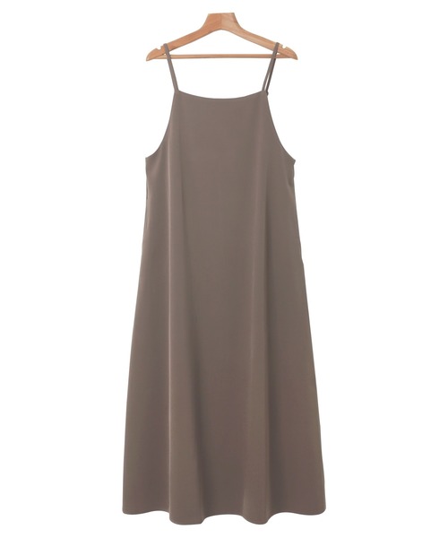 「evernavy」 キャミソールワンピース L ブラウン系その他 レディース_画像5