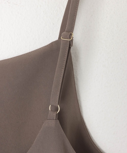 「evernavy」 キャミソールワンピース L ブラウン系その他 レディース_画像9