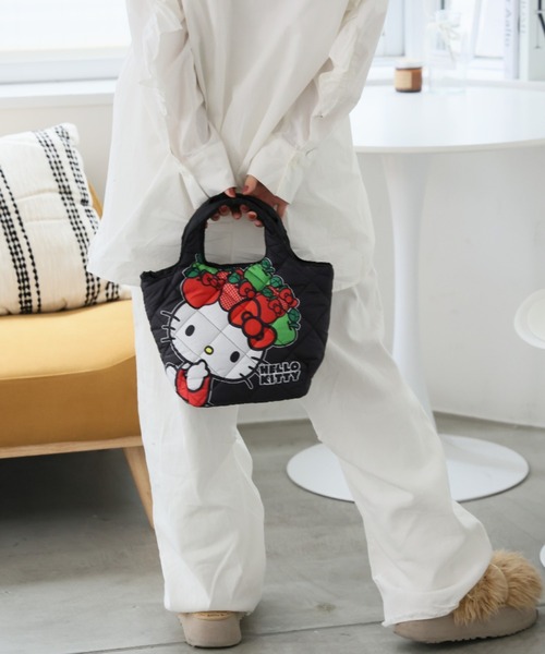 sanrio（サンリオ） トートバッグ 中綿ミニキルティングトート