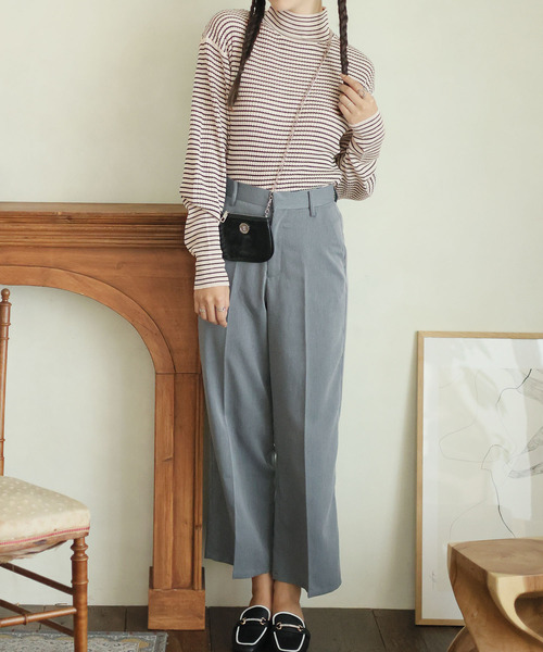 「Girly Doll」 長袖ニット F グリーン レディース_画像4