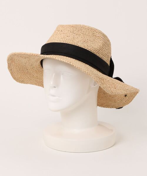 「Casselini」 「control freak」ストローハット ONE SIZE ベージュ レディース_画像3