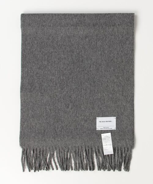 「THE INOUE BROTHERS」 マフラー FREE グレー メンズ_画像2