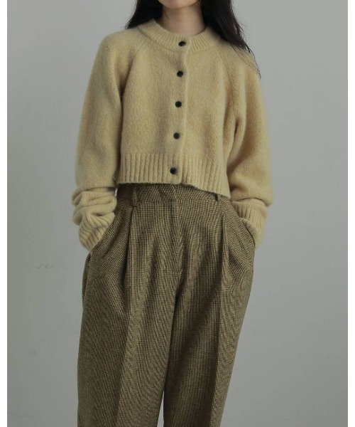 【タグ付き新品】anuke Melange Knit Cardigan anuke（アンヌーク） ニット セーター anuke Melange Knit Cardigan