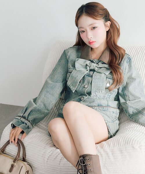 OLIVE des OLIVE（オリーブデオリーブ） デニムジャケット gジャン 合