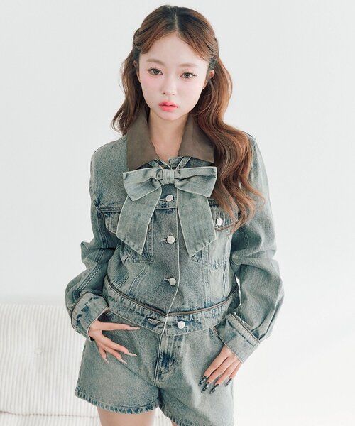 OLIVE des OLIVE（オリーブデオリーブ） デニムジャケット gジャン 合