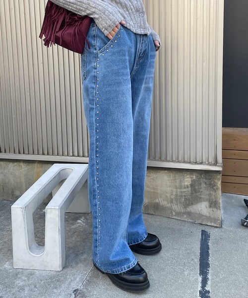 Roger&Raw（ロジャーアンドロウ） ワイドパンツ ジーンズ デニム